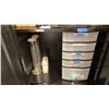 Image 5 : BLACK 2 DOOR STORAGE CABINET WITH ASSORTED LAB EQUIPMENT CONTENTS