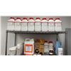 Image 2 : MOBILE 5 TIER METRO RACK WITH ASSORTED GROW INDUSTRY CHEMICALS & 2 WHITE STORAGE BINS