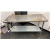Image 2 : STAINLESS STEEL PREP TABLE APPROX 60'L X 24'D X 35"H