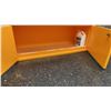 Image 3 : YELLOW WOODEN FLAMMABLE STORAGE CABINET APPROX 47"L X 18"D X 18"H