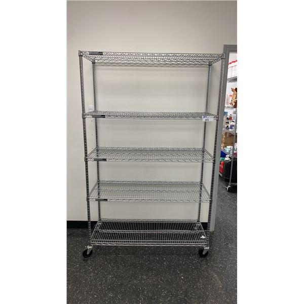 5 TIER MOBILE METRO RACK