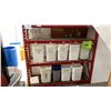 Image 2 : SNAP-ON RED METAL ADJUSTABLE SHELF RACKING UNIT APPROX 77"L X 24"D X 72.5"H