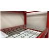 Image 3 : SNAP-ON RED METAL ADJUSTABLE SHELF RACKING UNIT APPROX 77"L X 24"D X 72.5"H
