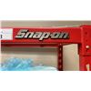 Image 3 : SNAP-ON RED METAL ADJUSTABLE SHELF RACKING UNIT APPROX 77"L X 24"D X 72.5"H