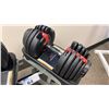Image 3 : PAIR OF BOWFLEX ADJUSTABLE DUMBBELLS WITH STAND