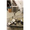 Image 1 : COMMERCIAL LIQUID FILLING MACHINE WITH ACCESSORIES *CART NOT INCLUDED*