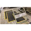 Image 3 : 3 ANTI FATIGUE MATS & FOLDING UTILITY CART *CONTENTS ON CART NOT INCLUDED*