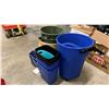 Image 2 : GROUP OF APPROX 13 RECYCLE/GARBAGE CANS