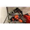 Image 4 : SHELF OF ASSORTED TOOLS, HEAT GUN, PORTER CABLE DRILL, SOCKET SET & MORE