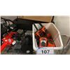 Image 2 : SHELF OF ASSORTED PUMPS, WALKIE TALKIES, TAG GUN, EYE WASH STATION & MORE