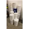 Image 1 : LARGE GROUP OF ASSORTED BUCKETS & LIDS