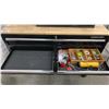 Image 7 : HUSKY BLACK WOOD TOP MOBILE TOOL CHEST WITH ASSORTED CONTENTS APPROX 52"L X 18"D X 37"H *HAS KEYS*