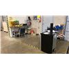 Image 1 : SHIPPING AND RECEIVING STATION WITH CONTENTS- TABLES, PACKAGING TAPE, LABELS, PACKAGING ITEMS & MORE