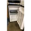 Image 3 : G.E BLACK WITH GREY FRONT COMPACT BAR FRIDGE & PANASONIC MICROWAVE