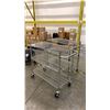 Image 1 : PAIR OF 3 TIER METAL MOBILE CARTS