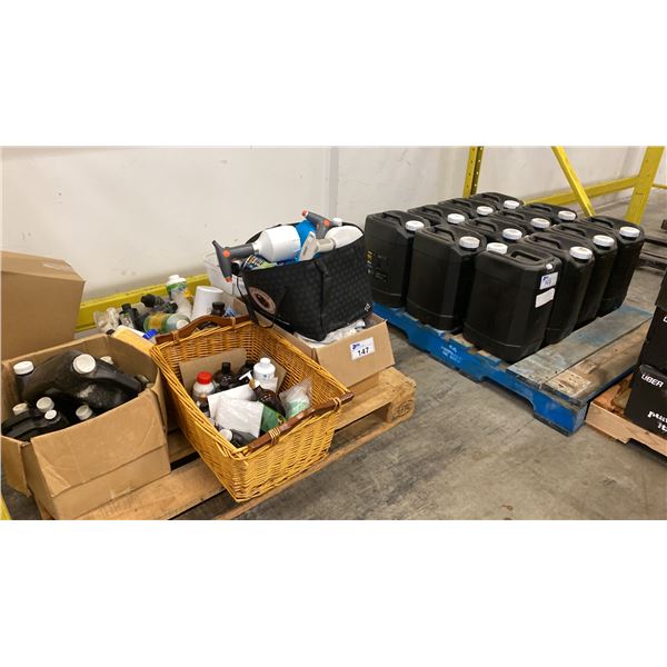 2 PALLETS OF ASSORTED COMMERCIAL GROW CHEMICALS
