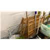 Image 3 : 2 WOODEN PLANT STANDS & ASSORTED GROW ITEMS