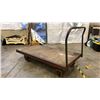 Image 2 : HEAVY DUTY METAL/WOOD TOP MOBILE CART APPROX 6'L X 3'W