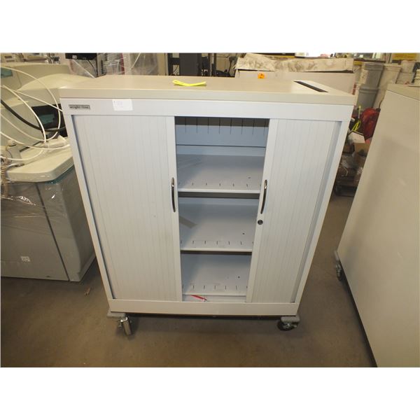 Roll Door Storage Cabinet On Wheels