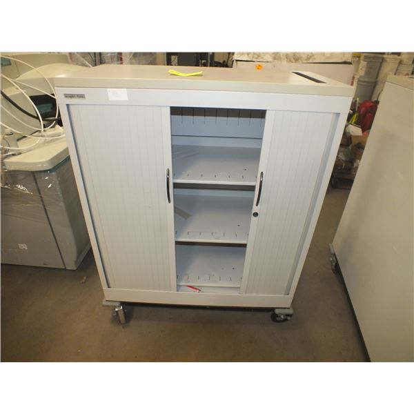 Roll Door Storage Cabinet On Wheels