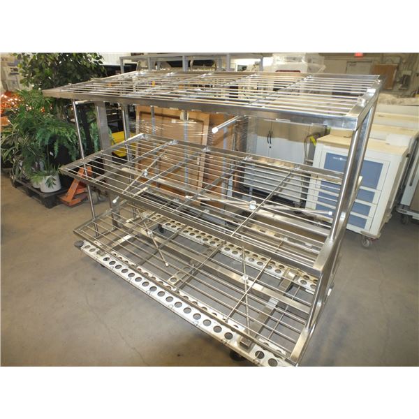 Stainless Steel Storage Rack & Sanitizer Rack
