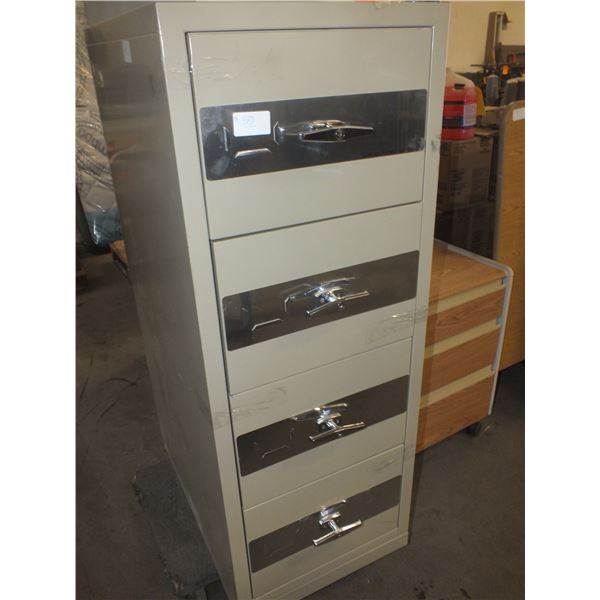 4 Drawer Fireproof Filing Cabinet w/ Keys