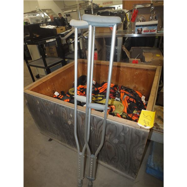 14 Sets Of Crutches