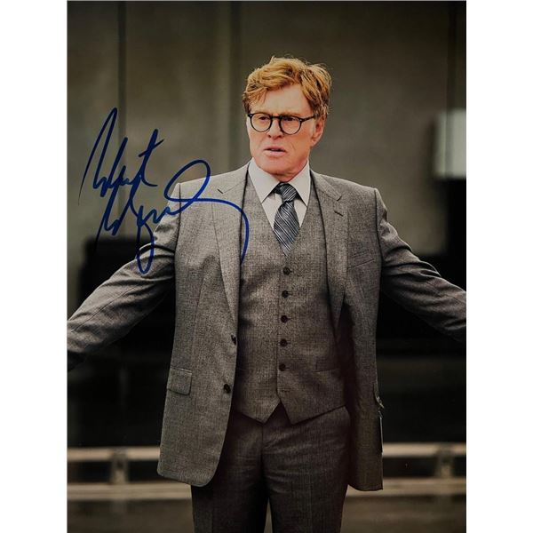 Captain America Robert Redford signed movie photo