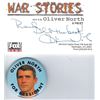 Image 1 : Oliver North signed Fox News card and button