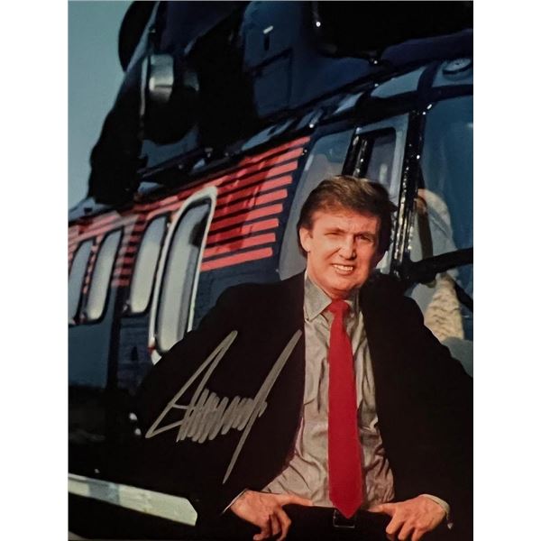 47th US President Donald Trump signed photo