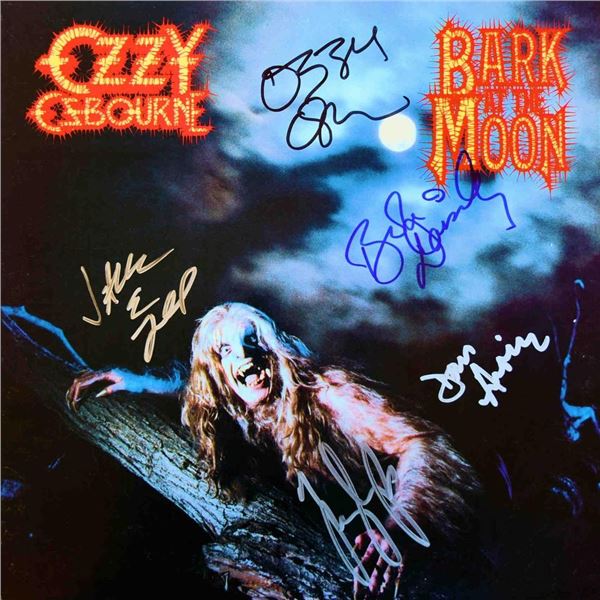 Ozzy Ozbourne signed Bark At The Moon album
