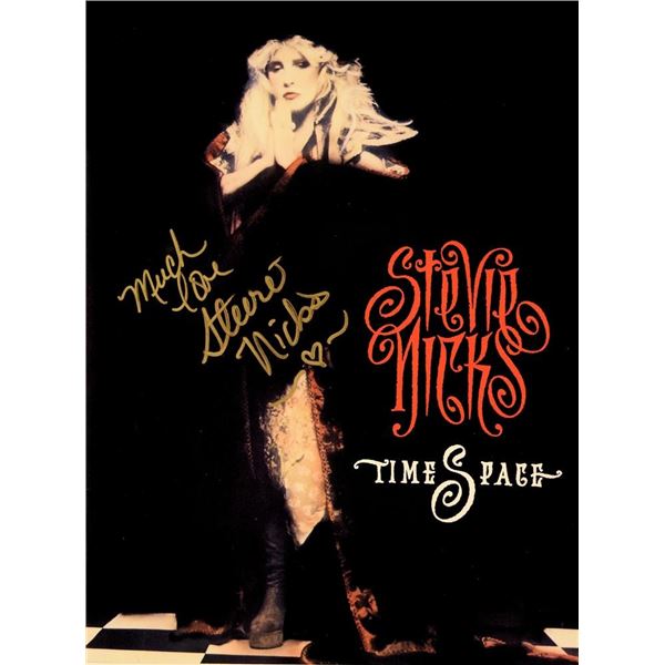 Fleetwood Mac's Stevie Nicks Time Space Signed Tour Book