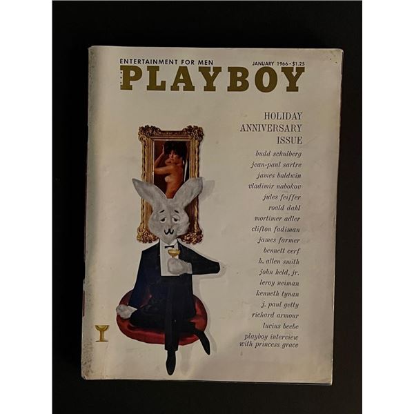 Playboy Magazine January 1966 Holiday Anniversary Issue
