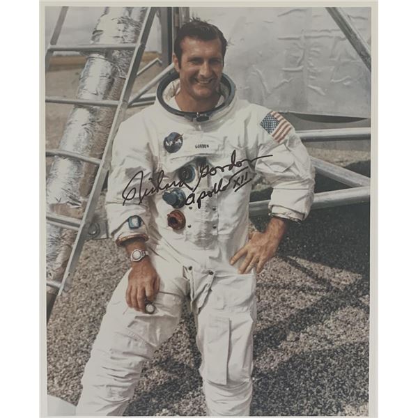 Astronaut Richard Gordon signed photo. GFA Authenticated