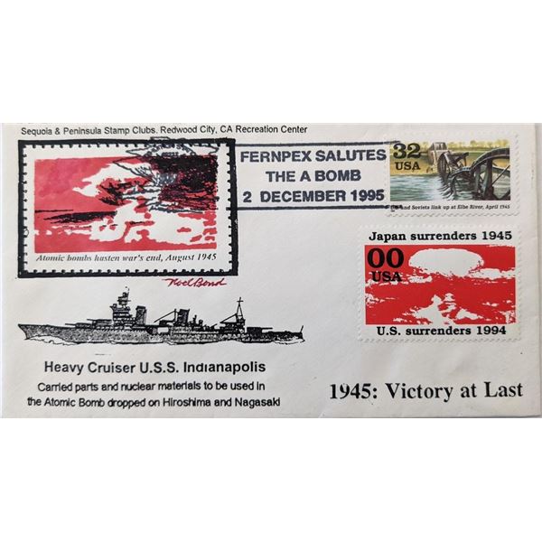 WWII 1945: Victory at Last - 50th Anniversary First Day Cover - 1995