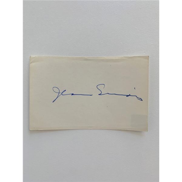 Spartacus Jean Simmons original signature