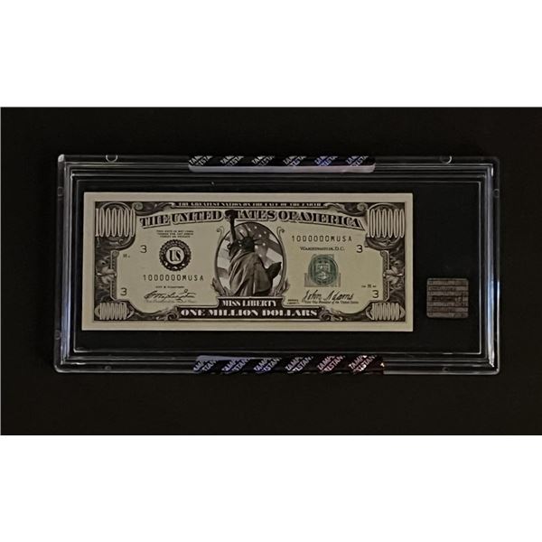 Limited Edition Encapsulated US Statue of Liberty 1000000 Currency