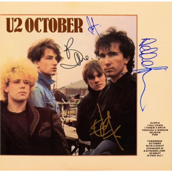 U2 signed October album