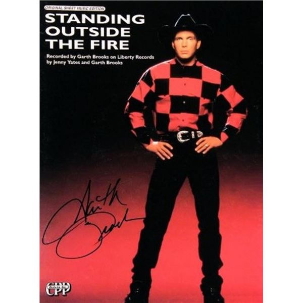 Garth Brooks signed sheet music