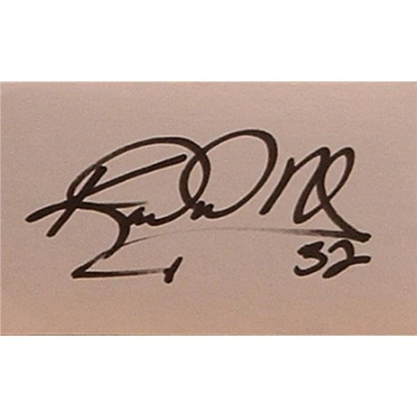 NBA Star Karl Malone signature slip