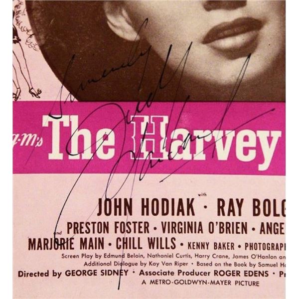 Judy Garland signed sheet music