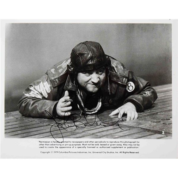 John Belushi signed promo photo