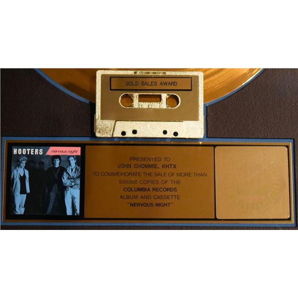 The Hooters Gold Record, Cassette & CD Award