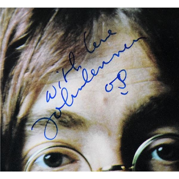 John Lennon signed photo