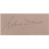 Image 1 : The Count Of Monte Cristo Robert Donat signature slip