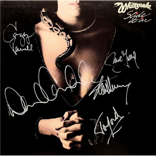 Whitesnake signed Slide It In album