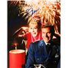 Image 1 : I Dream Of Jeannie Barbara Eden and Larry Hagman signed promo photo