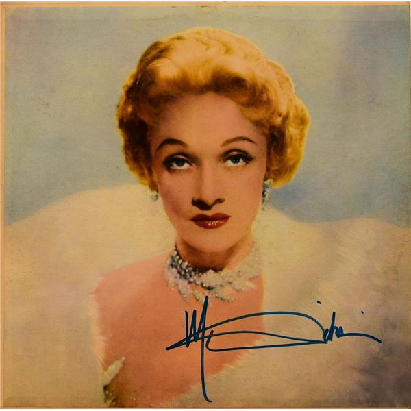 Marlene Dietrich at the Cafe De Paris signed album