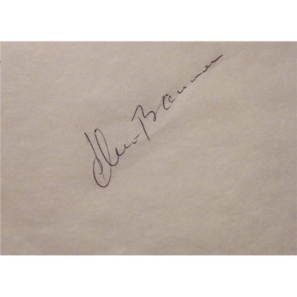 Hogan's Heroes John Banner signature slip