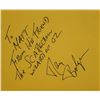 Image 1 : The Wizard Of Oz Ray Bolger signature slip